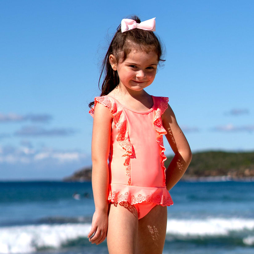 Salty Ink Miss Bouquet Retro One Piece (Size 2-7)
