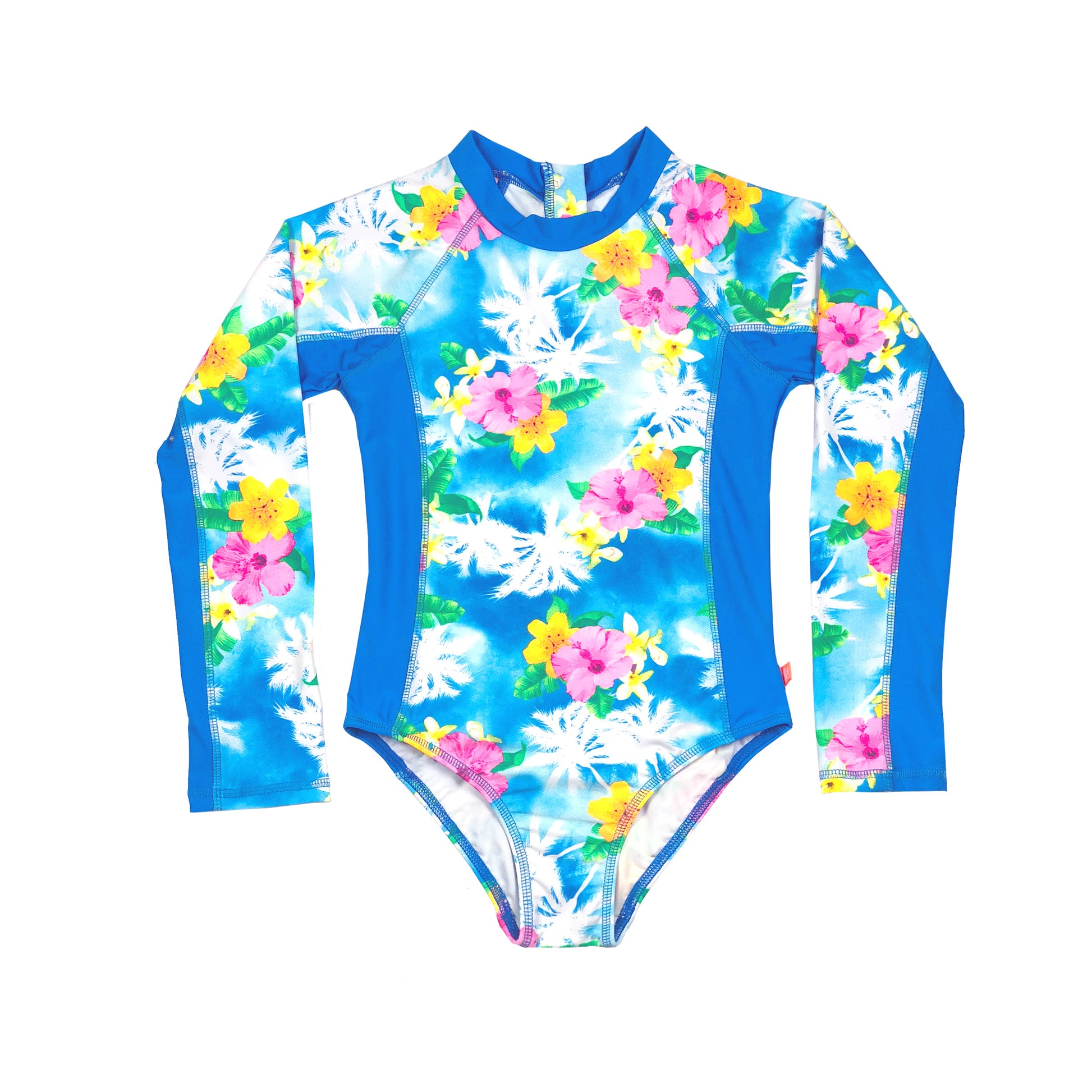 1153 Coco Palms Long sleeve Surfsuit - Salty Ink