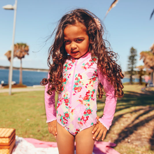 1195 Miss Polly Sunsuit - Salty Ink